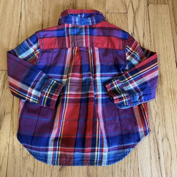 Ralph Lauren Baby Boy Botton Up Plaid Shirt 12 Month 12M - Picture 5 of 9